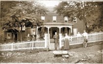 Bond family at "Lost Stream", c1905